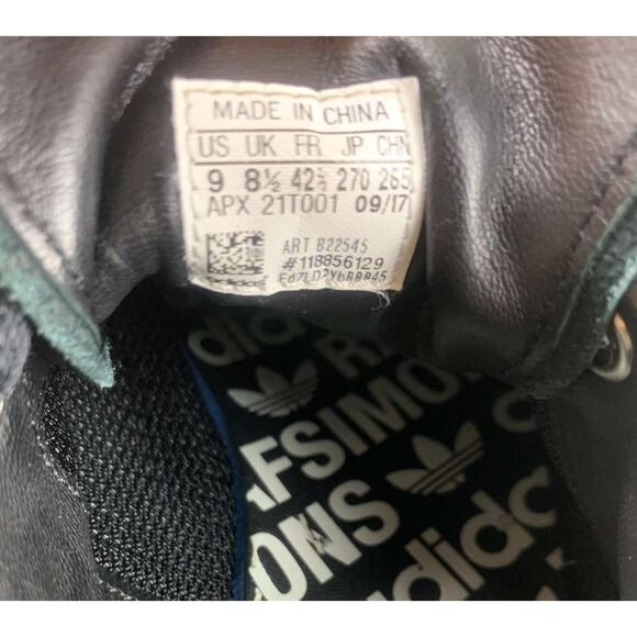 Adidas Stan Smith x Raf Simons Collab Sneakers Men US 9 Black B22545 Lace Up - Picture 4 of 8